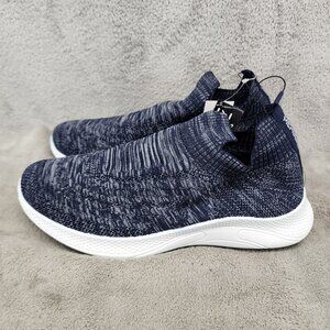 Members Only Shoes Mens Size 10 Navy Blue Knit Mesh Slip On Sneakers *NWT*